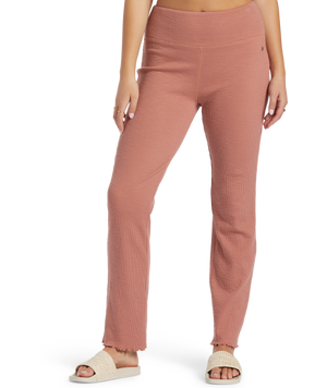 Roxy Zuma Knit Pants-Cedar Wood