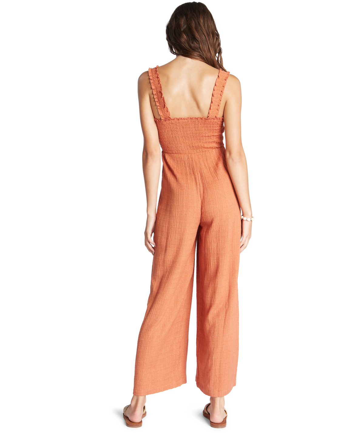 Roxy Adventure Bound Romper-Baked Clay