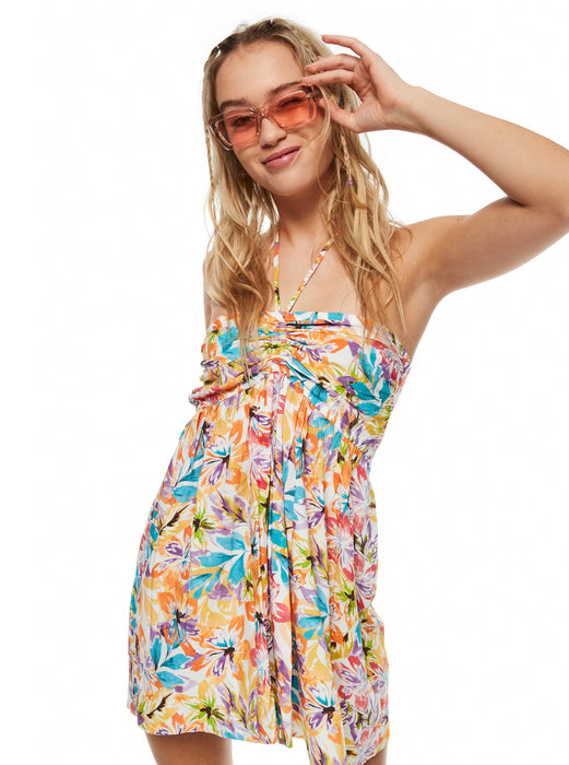 Roxy Happy Hour Dress-Snow White