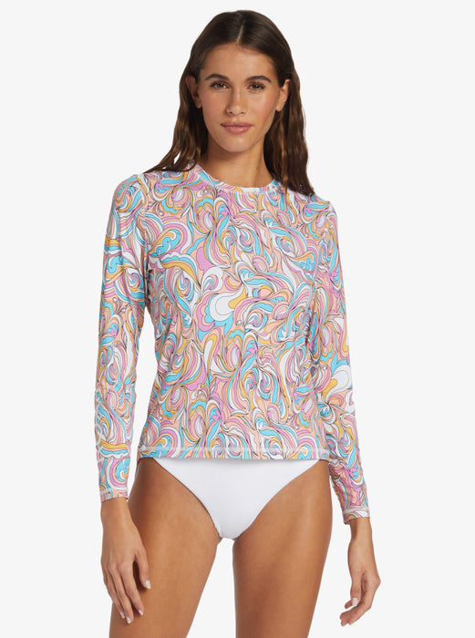 Roxy Sea Skippin PT L/S Rashguard-Swirly Daze