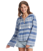 Roxy Head On Over L/S Shirt-Bijou Blue