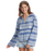 Roxy Head On Over L/S Shirt-Bijou Blue