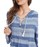 Roxy Head On Over L/S Shirt-Bijou Blue