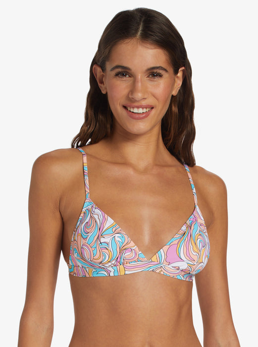 Roxy PT Beach Classics Fixed Tri Top-Swirly Daze