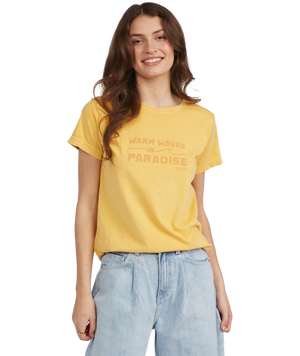 Roxy Warm Waves Tee-Ochre