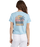 Roxy Adventure Stamp Tee-Cool Blue