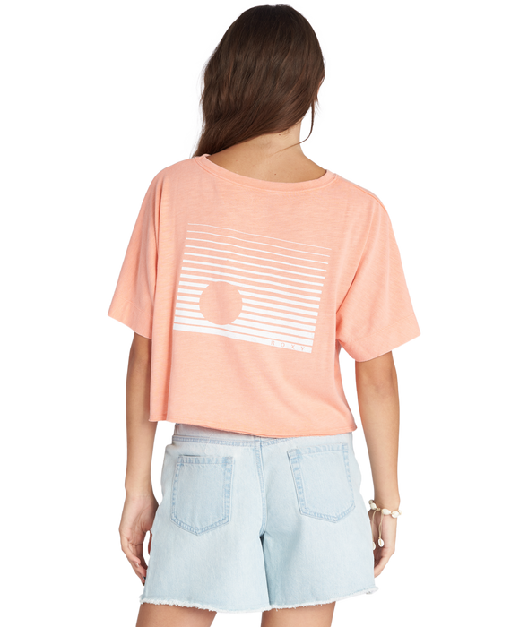 Roxy Super Sun Tee-Fusion Coral