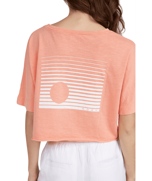 Roxy Super Sun Tee-Fusion Coral