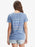 Roxy Aloha For Days Tee-Bijou Blue