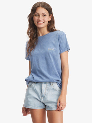 Roxy Aloha For Days Tee-Bijou Blue