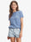 Roxy Aloha For Days Tee-Bijou Blue