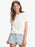 Roxy Palm Lines Tee-Snow White