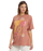 Roxy Florals Tee-Cedar Wood
