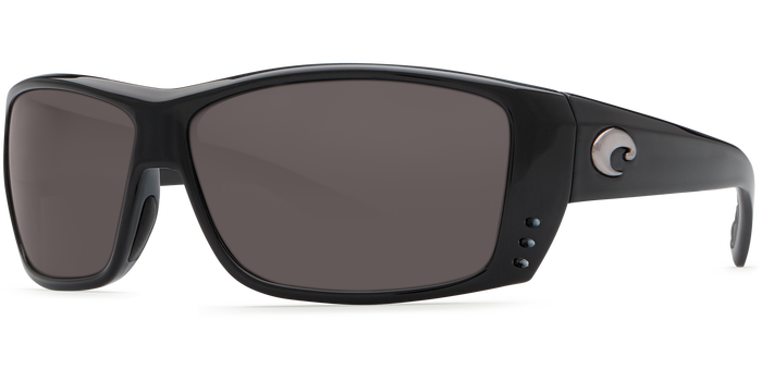 Costa Cat Cay Sunglasses-Shiny Black/Gray 580P