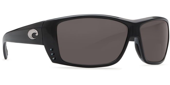 Costa Cat Cay Sunglasses-Shiny Black/Gray 580P
