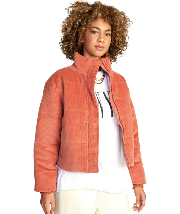 RVCA Eezeh Puffer Jacket Cinnamon REAL Watersports