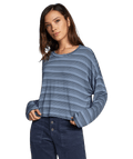 RVCA Countdown II L/S Tee-Blue Slate