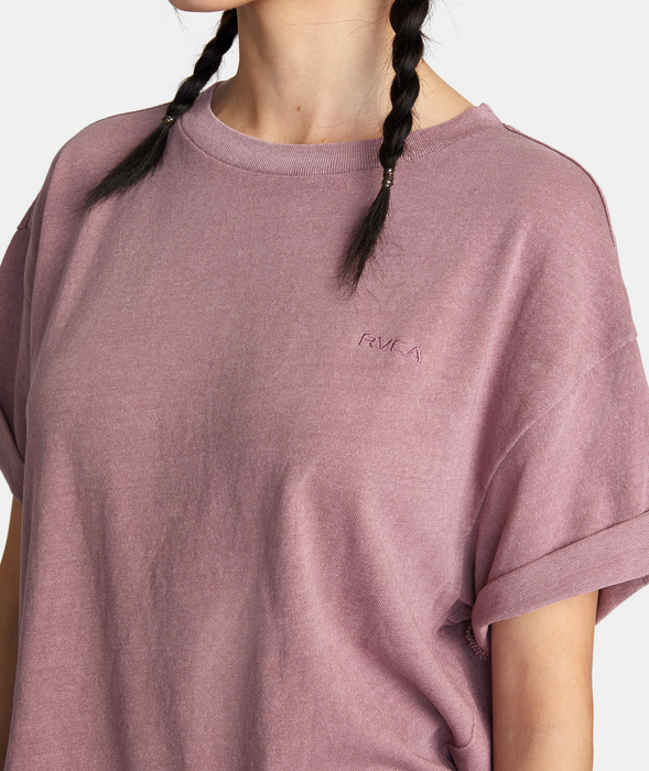 RVCA PTC Roll It Tee-Dusty Grape