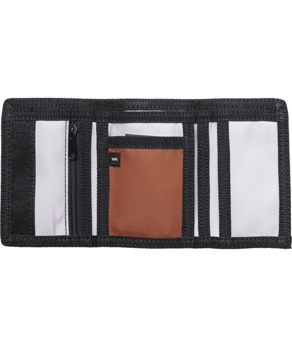 RVCA Noble Trifold Wallet-Silver Bleach