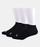 RVCA 3 Pack VA Sport Logo Super No Show Socks-Black