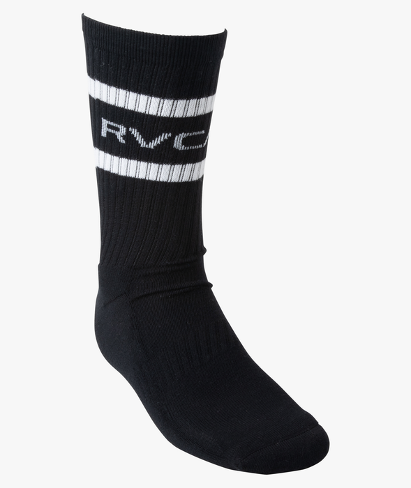 RVCA 2 Pack Tie Dye Crew Socks-Blue