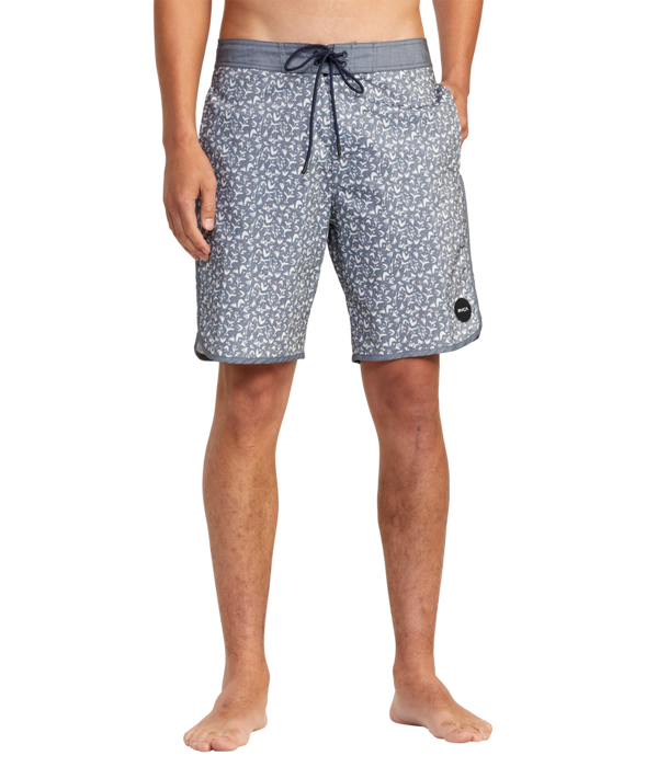 RVCA Arch Trunk Boardshorts-Moody Blue