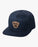 RVCA Forge Snapback Hat-Navy