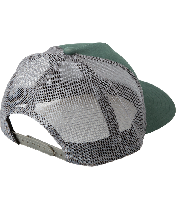 RVCA Va Mod Trucker Hat-Hunter Green