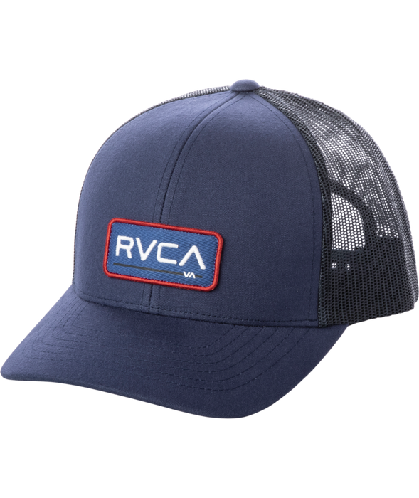 RVCA Ticket Trucker III Hat-Navy Marine