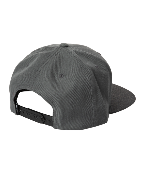 RVCA VA Patch Snapback Hat-Dark Grey