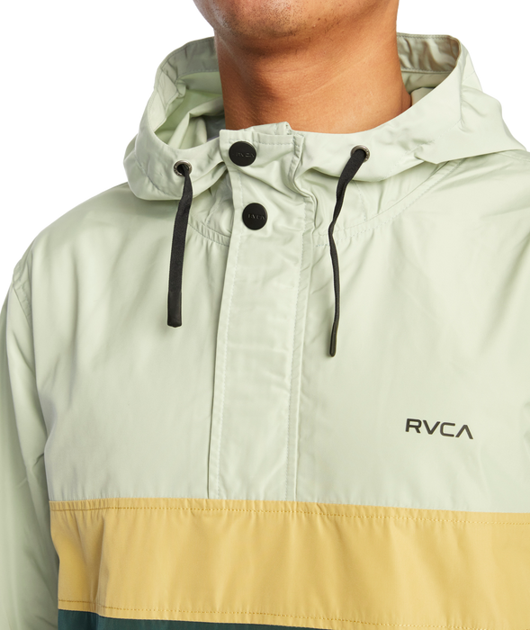 RVCA Meyer Packable Anorak Jacket Moondust REAL Watersports