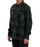 RVCA Yukon Hi Pile Fleece L/S Shirt-Hunter Green