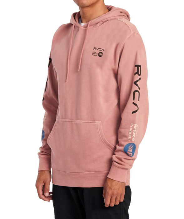RVCA ANP Pigment Hooded Sweatshirt-Chai — REAL Watersports RVCA ANP Pigment Hooded Sweatshirt-Chai — REAL Watersports