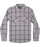 RVCA Neps Plaid L/S Shirt-Smoke