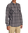 RVCA Neps Plaid L/S Shirt-Smoke