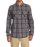 RVCA Neps Plaid L/S Shirt-Smoke