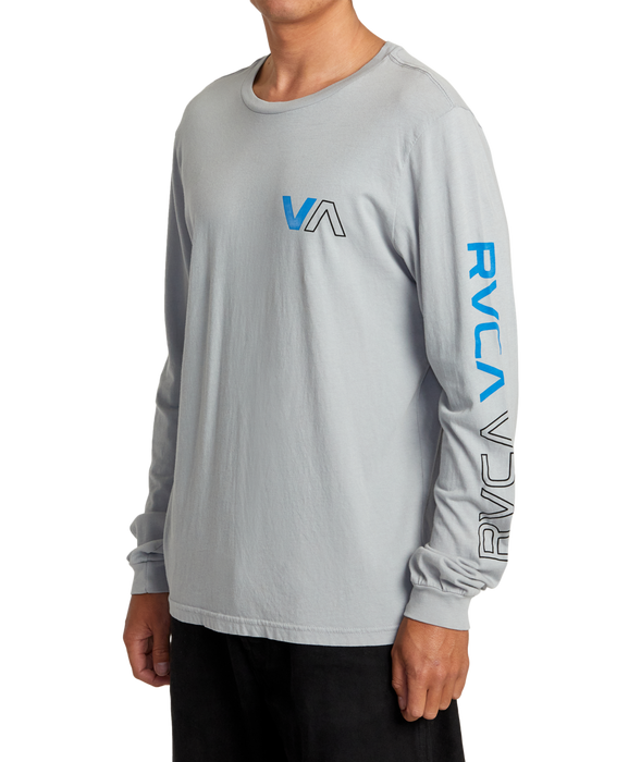 RVCA Halfway L/S Tee-Mirage