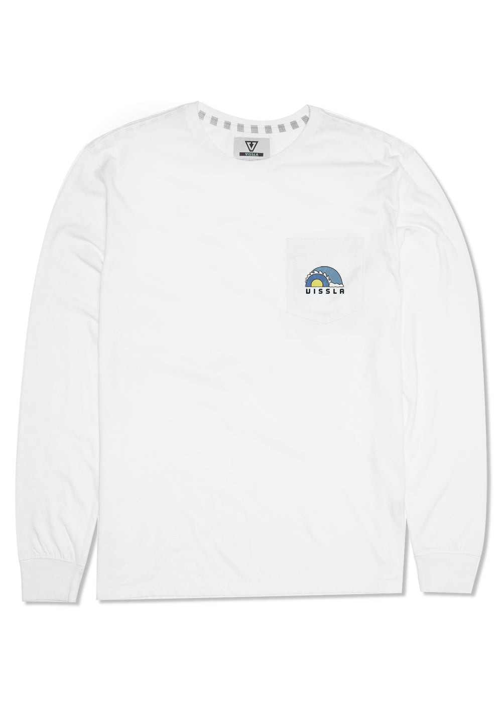 Vissla Tubez Pocket L/S Tee-White