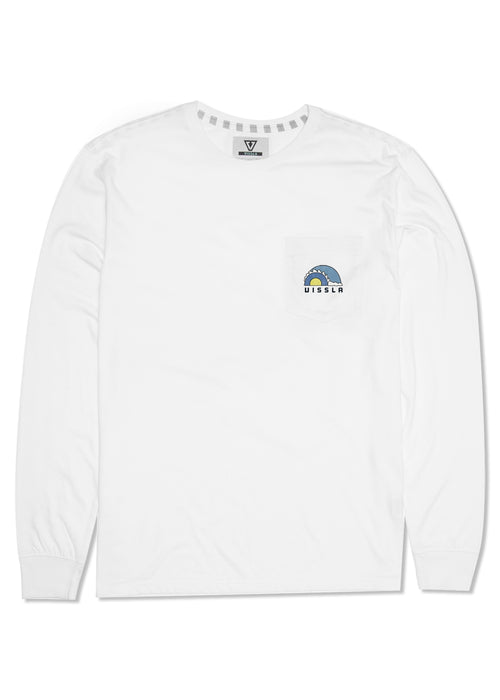 Vissla Tubez Pocket L/S Tee-White