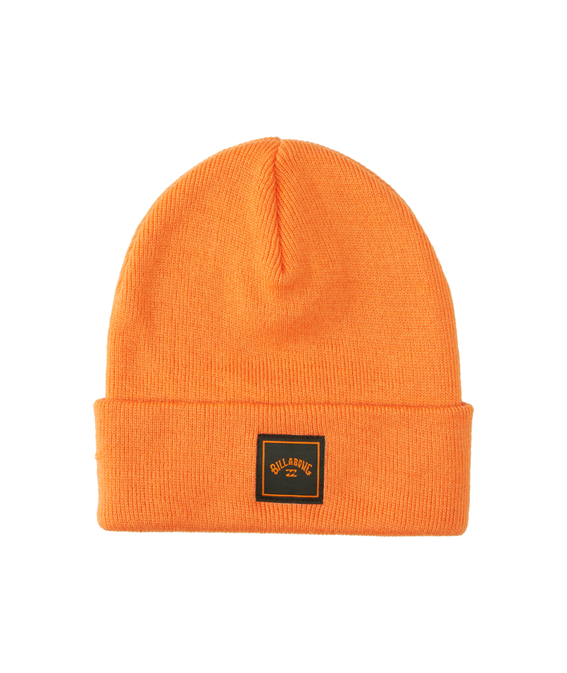 Billabong Stacked Beanie-Orange Red