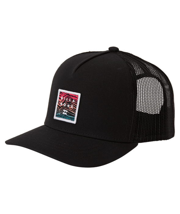 Billabong Stacked Trucker Boys Hat-Black