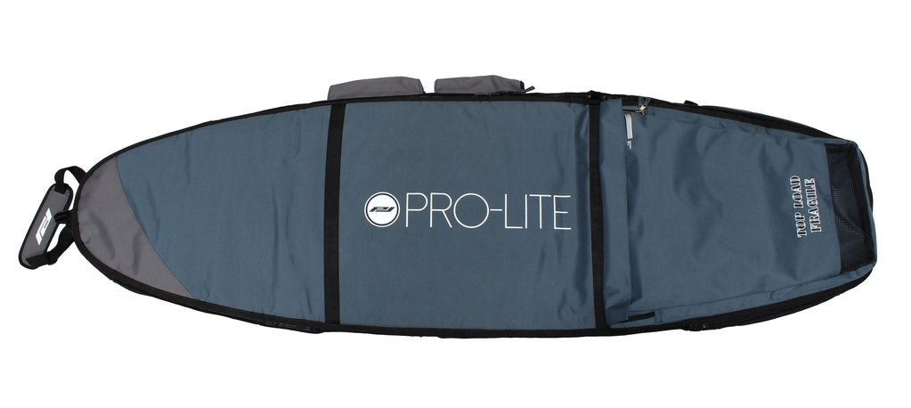 Pro-Lite Wheeled Coffin (2-4 Boards) Boardbag-Navy/Gray-7'6"