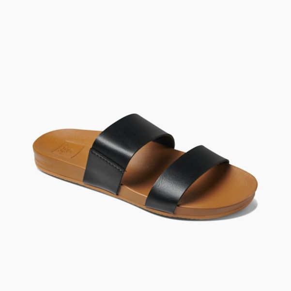 Reef Cushion Vista Sandal-Black/Natural