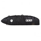 FCS Travel 3 Wheelie Fun Board Bag-Black/Grey-7'6"