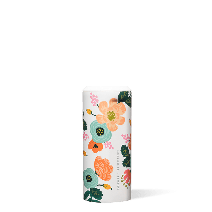 Corkcicle x Rifle Paper Slim Can Cooler-Gloss Cream Lively Floral