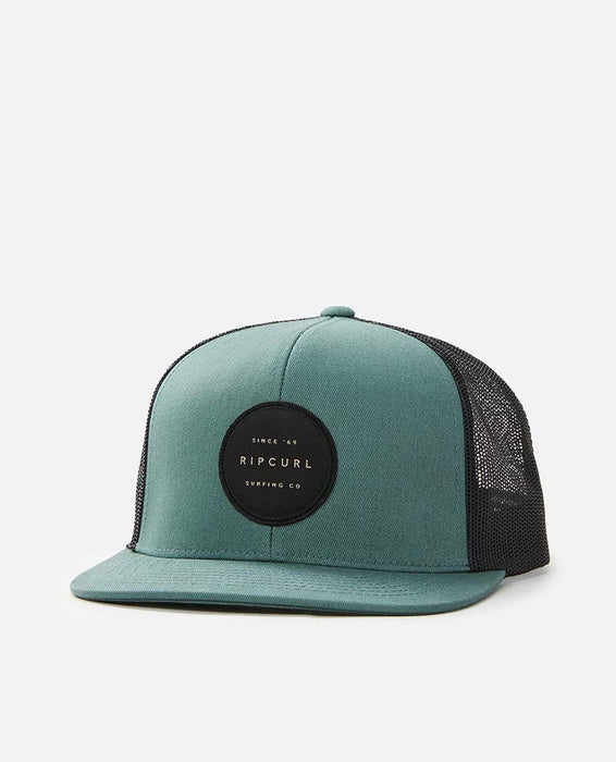 Rip Curl Routine Trucker Hat-Muted Green