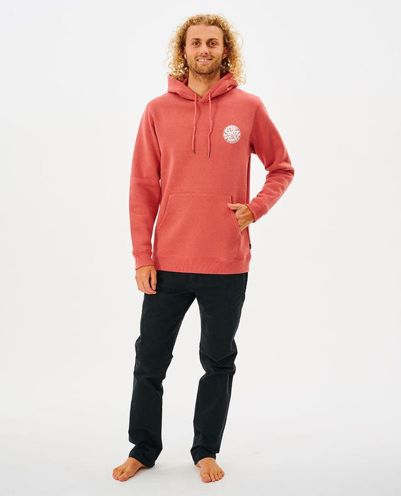 Rip Curl Wetsuit Icon Hooded Sweatshirt-Mushroom