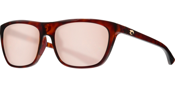Costa Cheeca Sunglasses-Shiny Rose Tort/Cpr Silver Mir 580P
