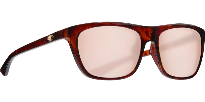 Costa Cheeca Sunglasses-Shiny Rose Tort/Cpr Silver Mir 580P