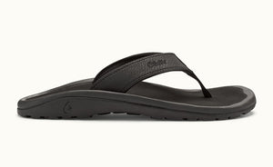 Olukai Ohana Sandal-Black/Black